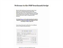 Tablet Screenshot of php-benchmark-script.com